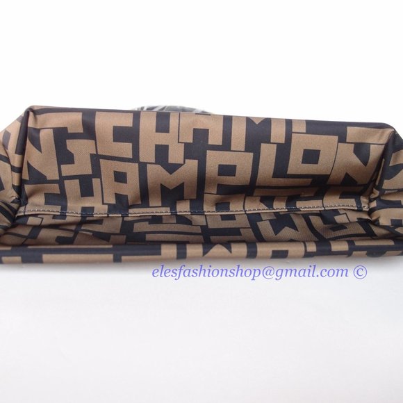 NWT LONGCHAMP Le Pliage LGP Small Crossbody Satchel Bag BLACK Khaki AUTHENTIC - Picture 9 of 14